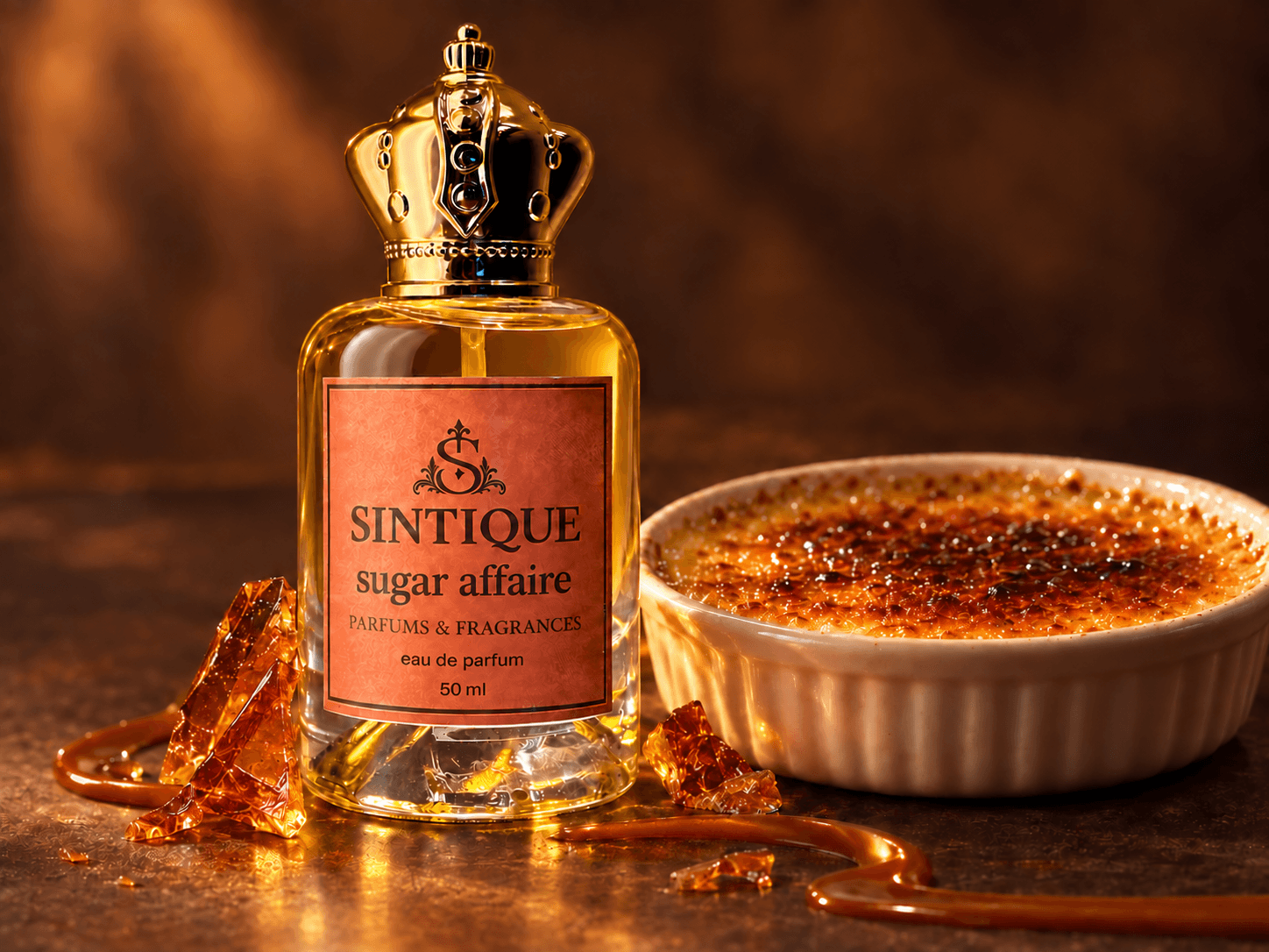 Sugar Affaire perfume with its scent ingredients