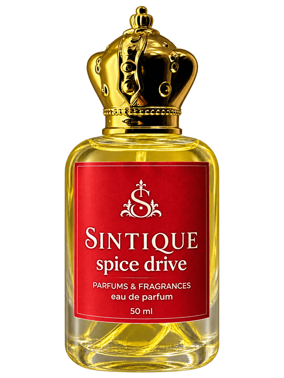 Sintique Spice Drive 50 ml Eau de Parfum bottle